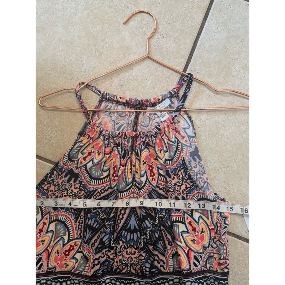 London style collection Sleeveless Printed Maxi Dress size 12 new with tag - Picture 5 of 5